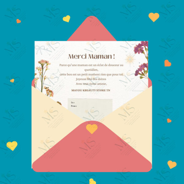 Carte "Merci Maman" - édition Spéciale Fêtes Des Mères - Carte Cadeaux