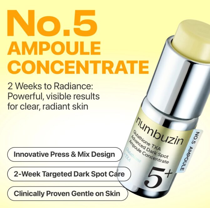 Numbuzin - No.5 Glutathione TXA Advanced Dark Spot Ampoule Concentrate - 10,7 g – Image 5
